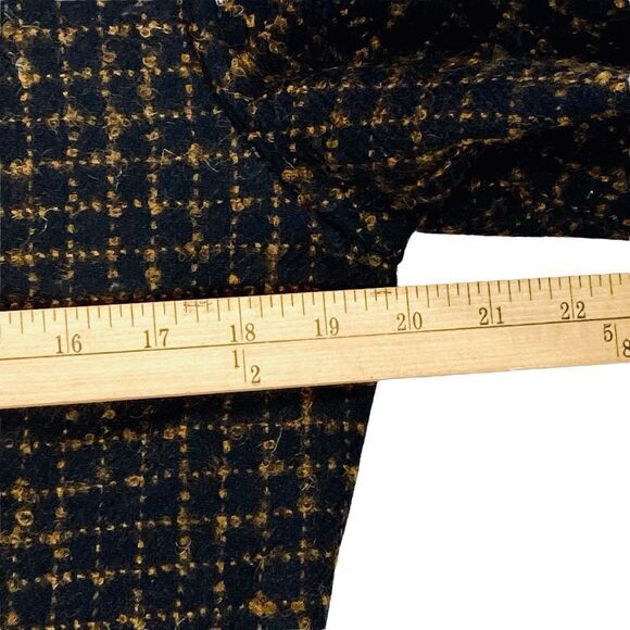 Magid Bernard 2 Pc Wool Skirt Suit Women 8 Brown Vintage Business Career Elegant - Picture 7 of 16